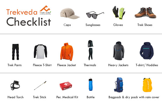 Trekveda Pretrip Checklist