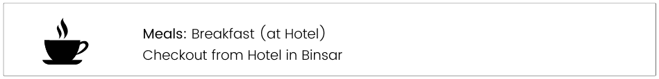 Binsar Tour Package 4 Days